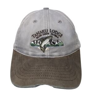 Tanaku Lodge Slideback Baseball Cap Gray OS Adjustable Embroidered Drift Creek